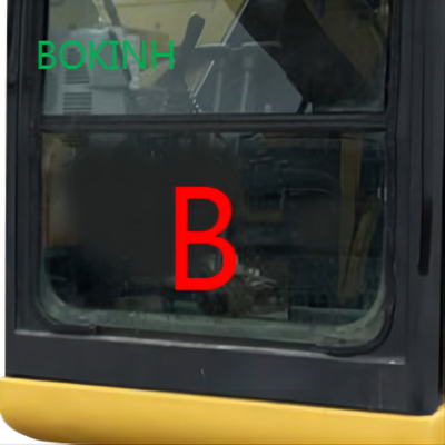 Vetro di posizione temperato sostituzione B di PC70-8 Front Down Komatsu Excavator Glass
